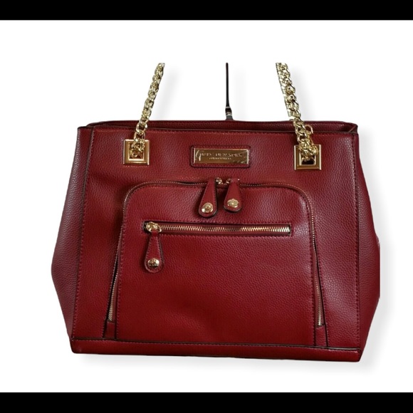 Beautiful Marc New York Andrew Marc Purse Maroon - Picture 3 of 7